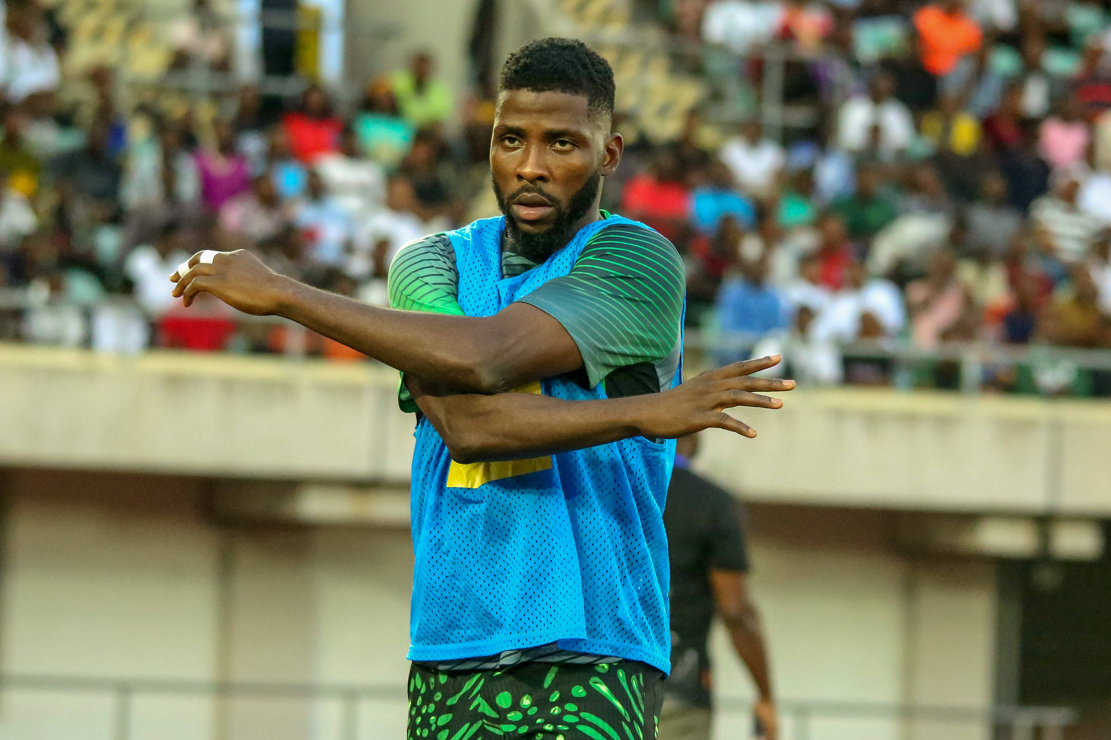 What Stanley Nwabali told Kelechi Iheanacho after first league goal in two years