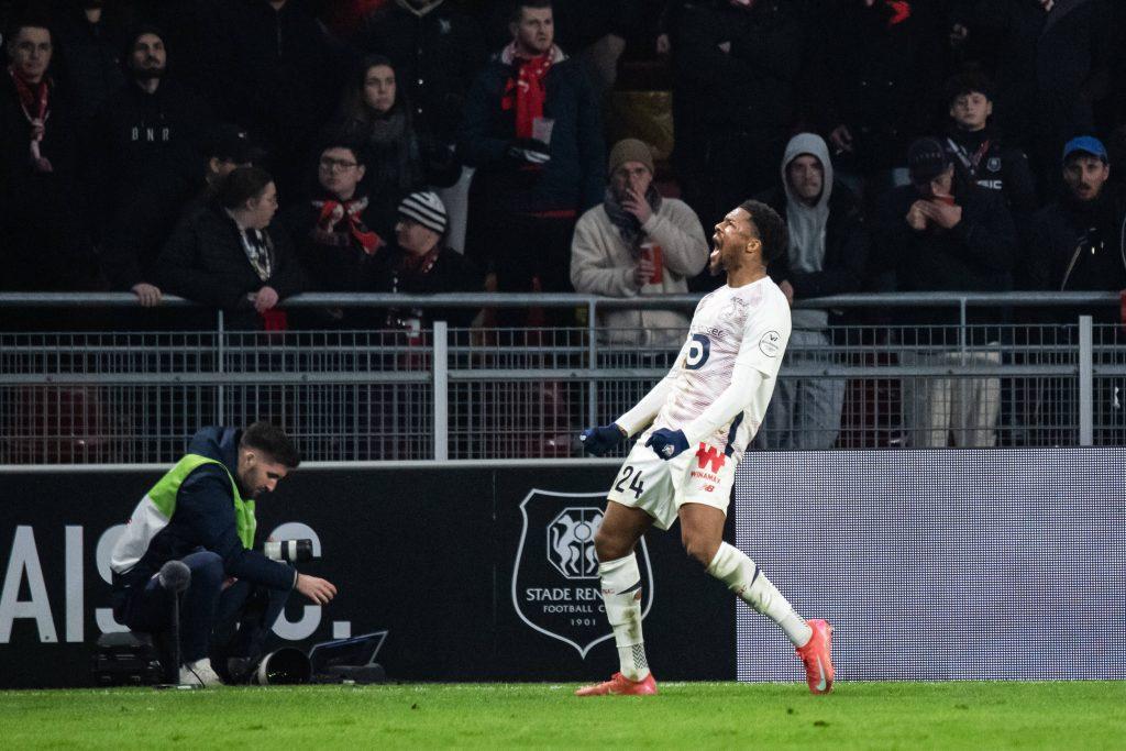 Chuba Akpom in action for LOSC Lille