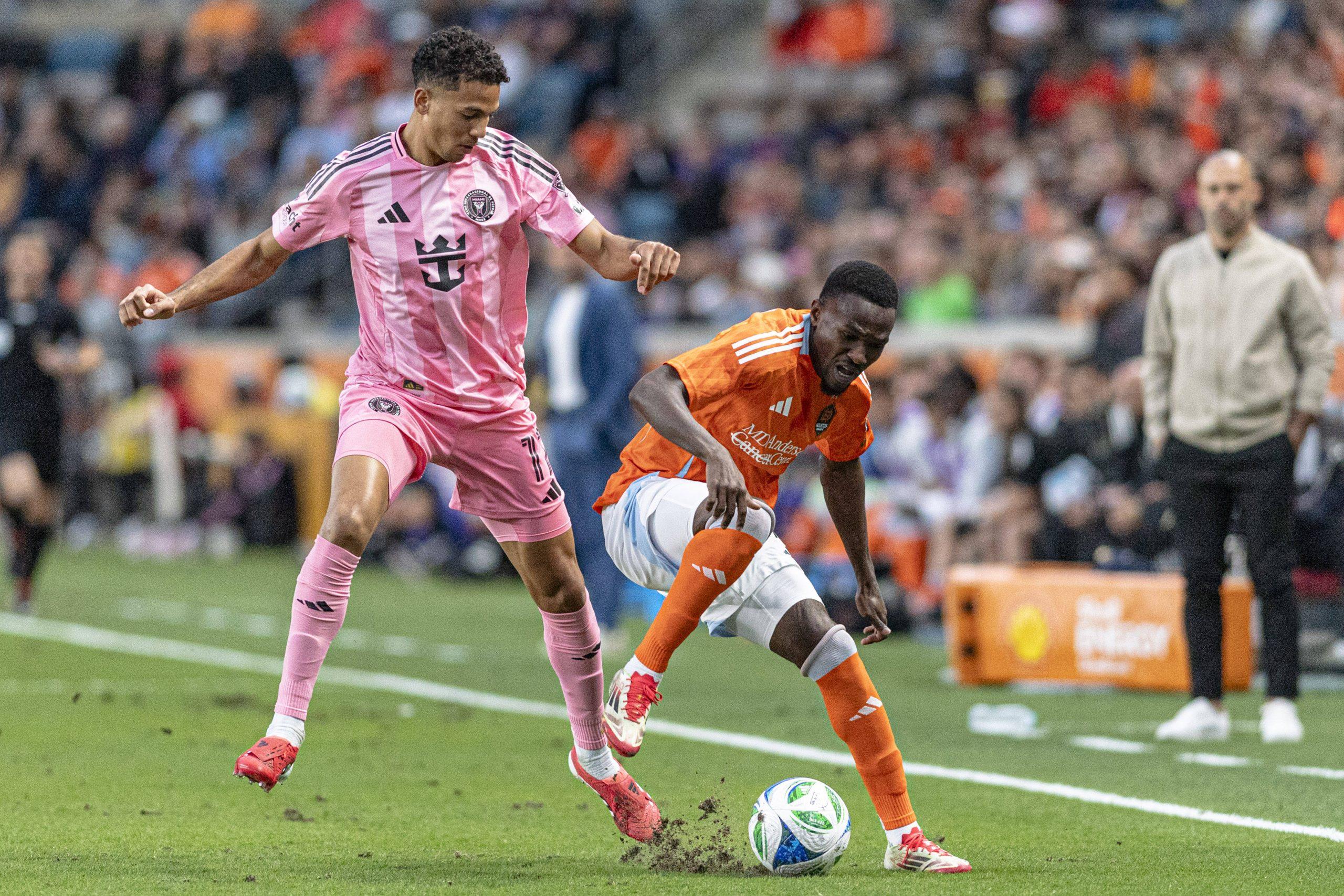 Houston Dynamo star and former Nigeria youth international, Ibrahim Aliyu (R). Photo by IMAGO 