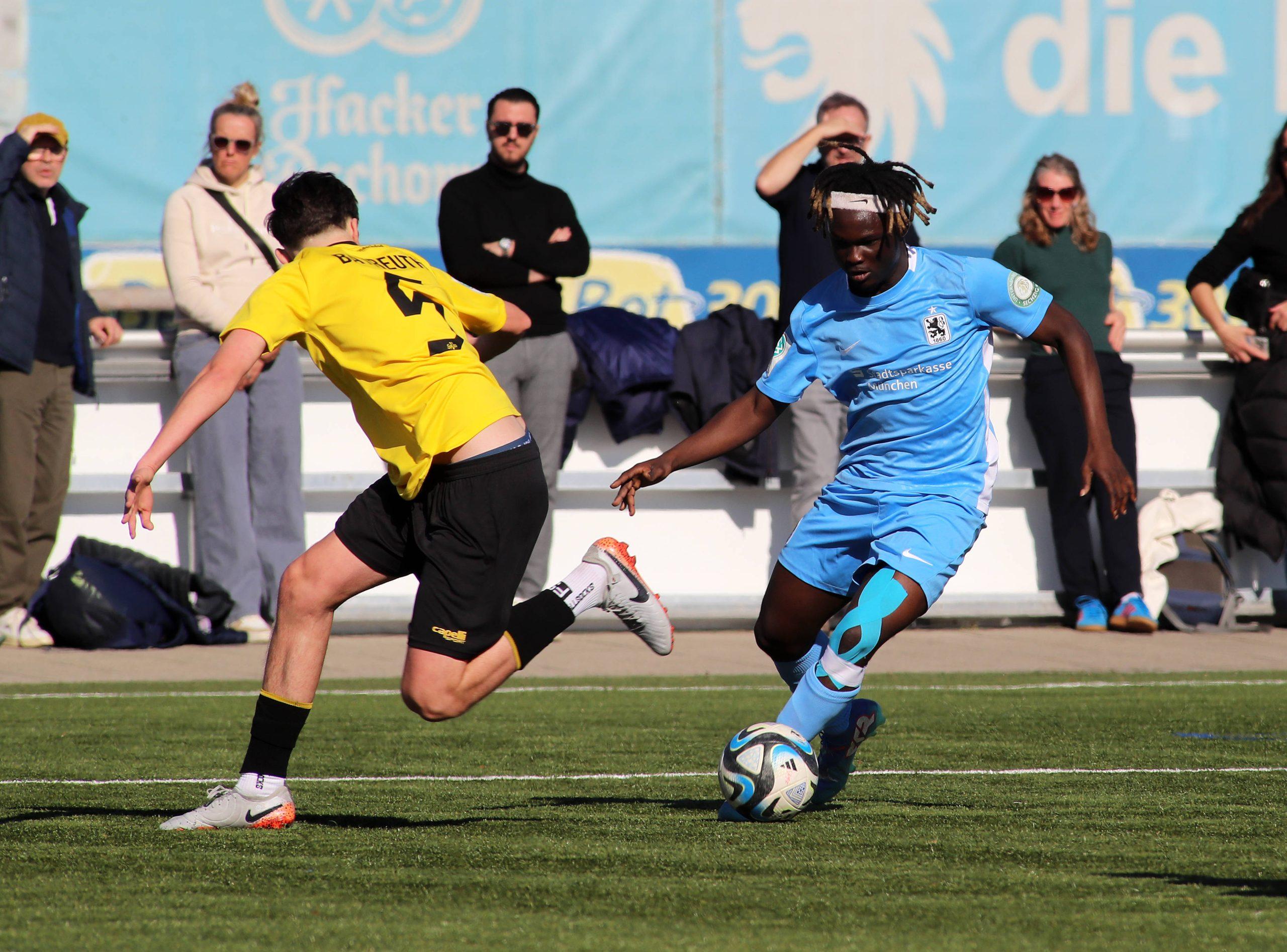 Nigeria and TSV 1860 München youngster Folawiyo Amusan. Photo by IMAGO