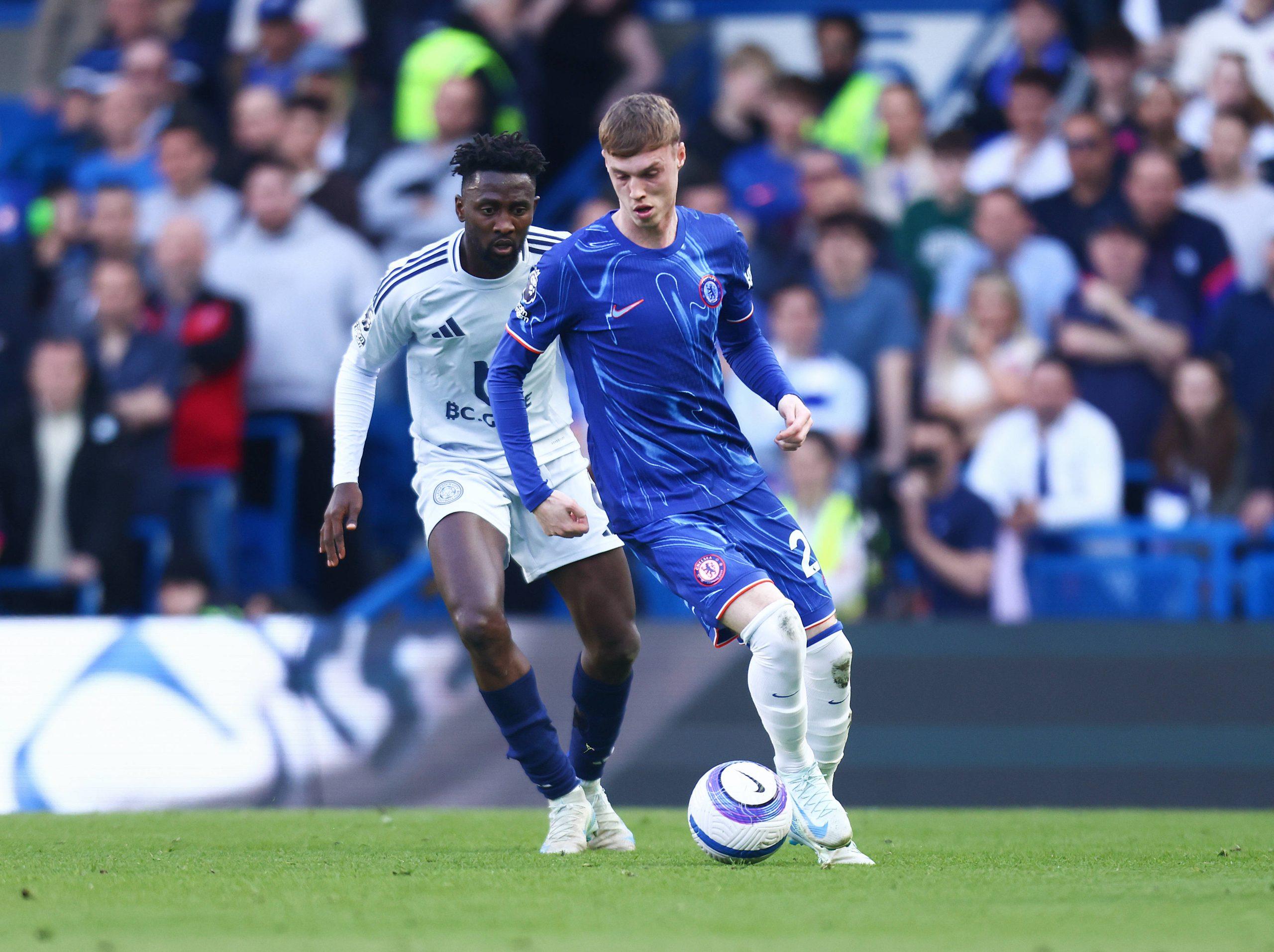 Wilfred Ndidi and Cole Palmer (photo credit: Imago)