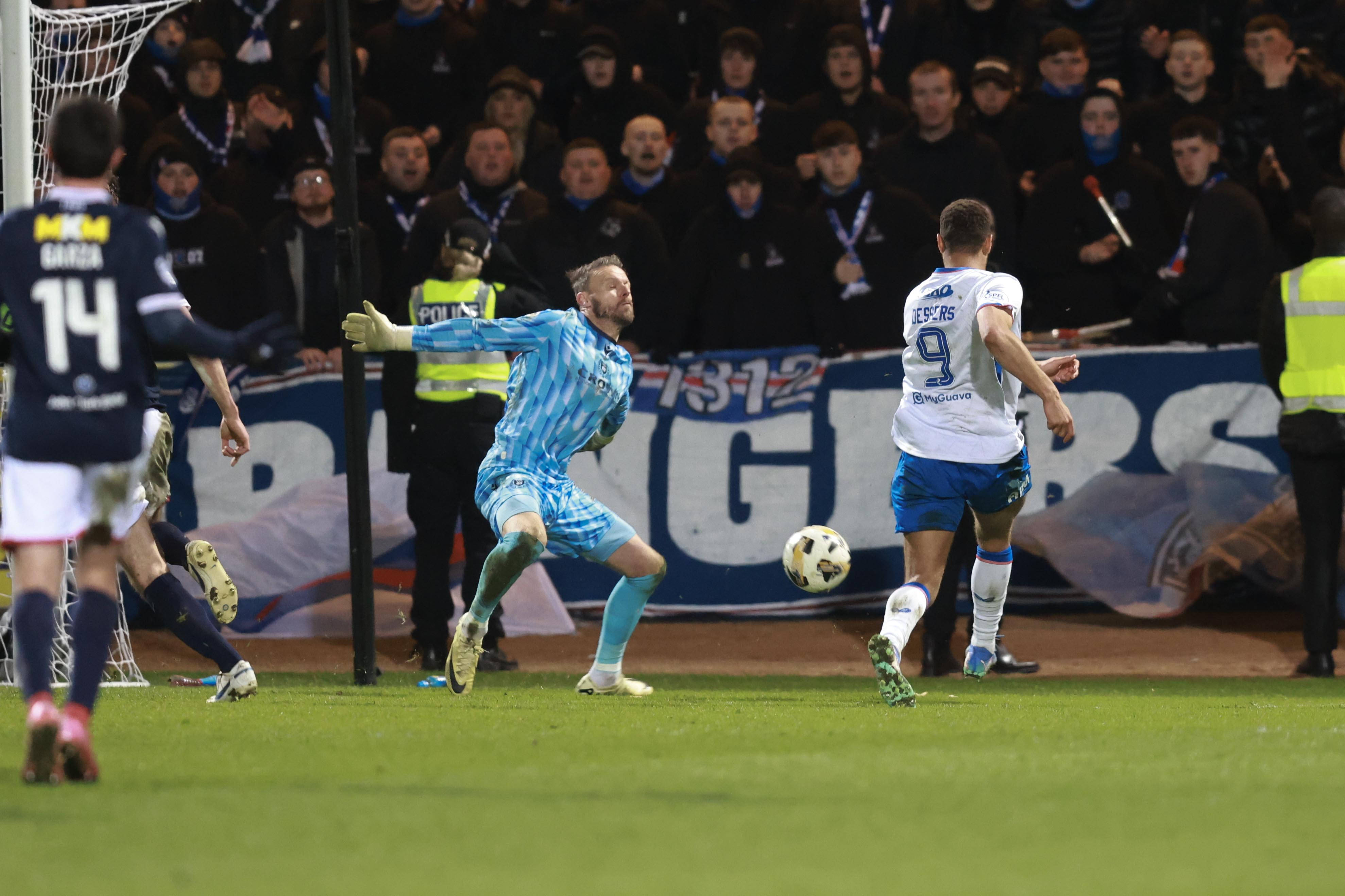 “If you can score like that” – Cyriel Dessers hits 100 for Rangers, reacts with classy message