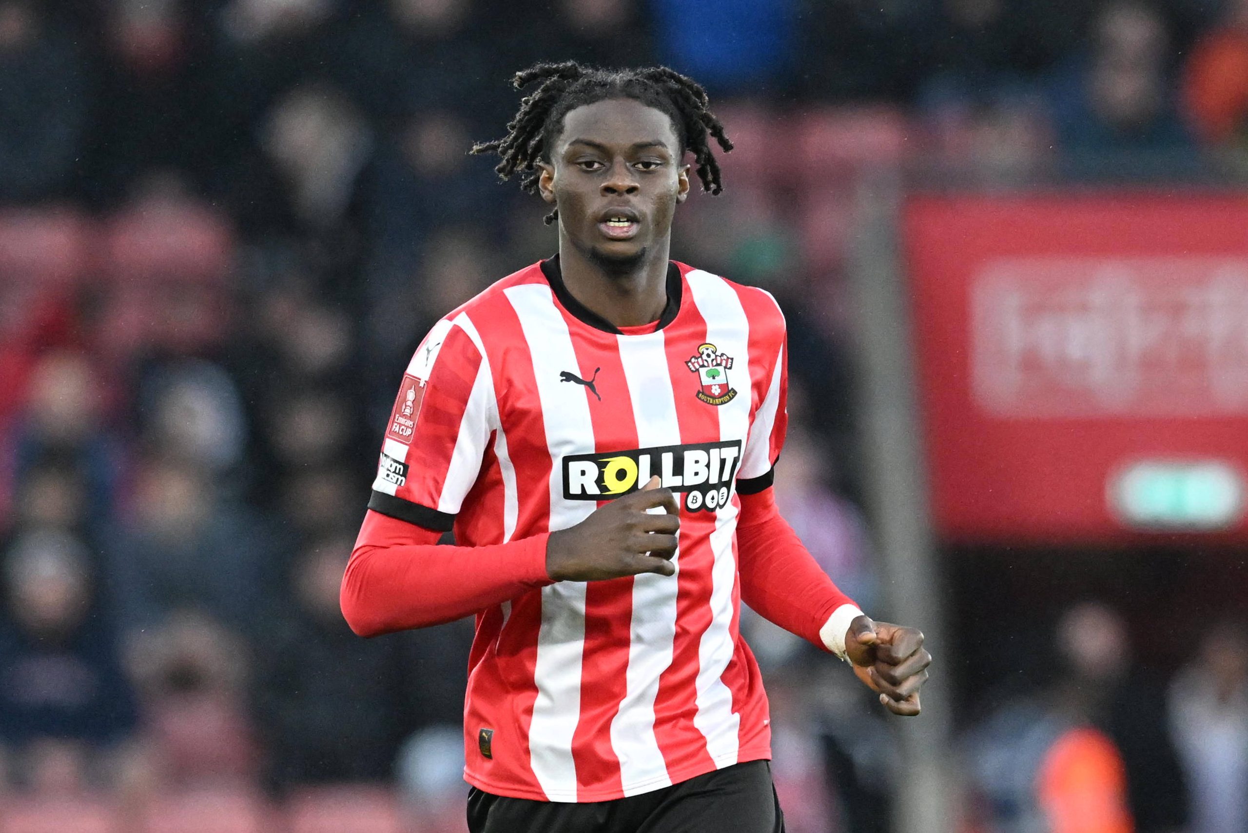 Southampton midfielder Lesley Ugochukwu.