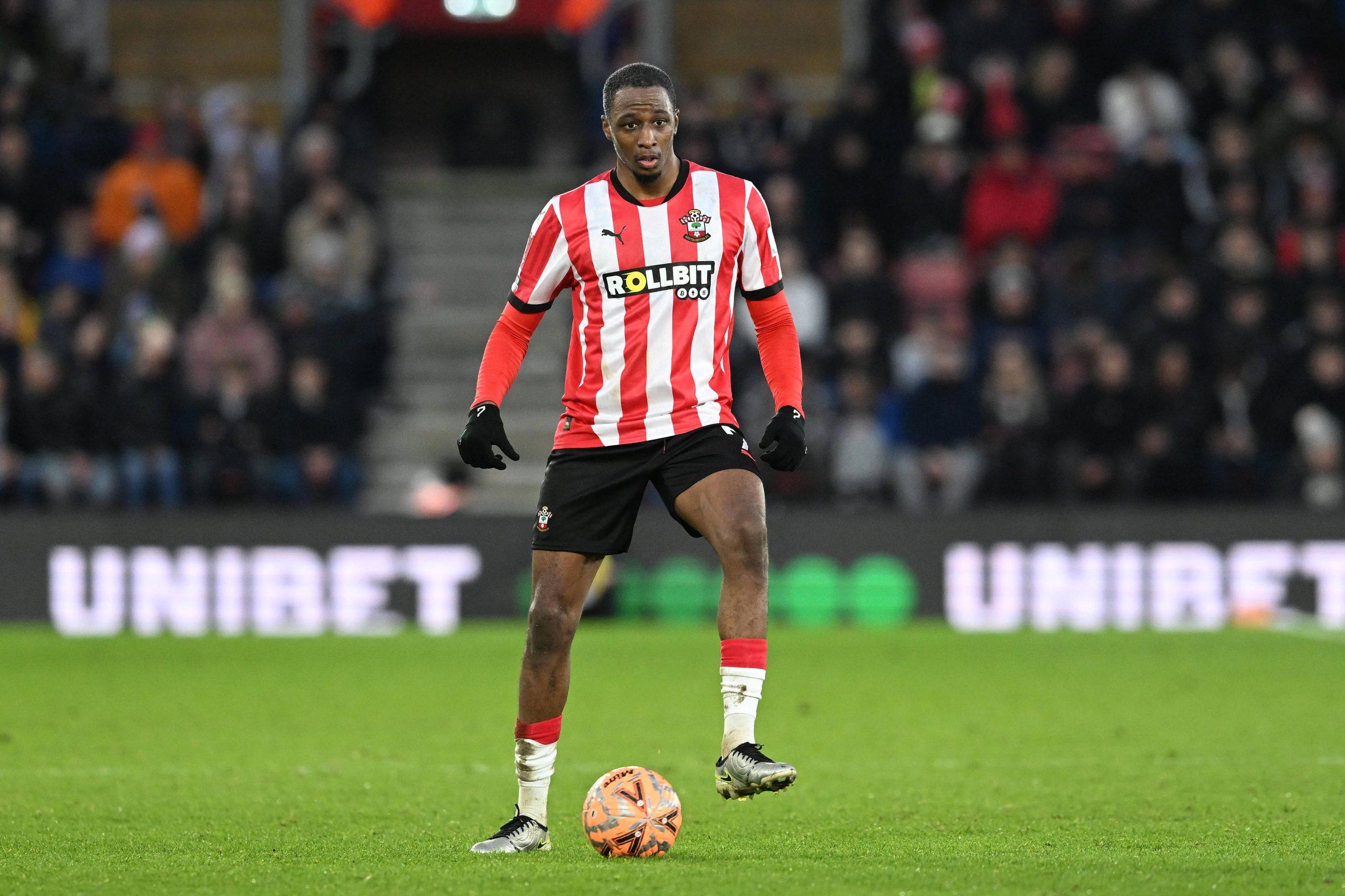 Joe Aribo of Southampton during the FA Cup match between Southampton and Burnley 