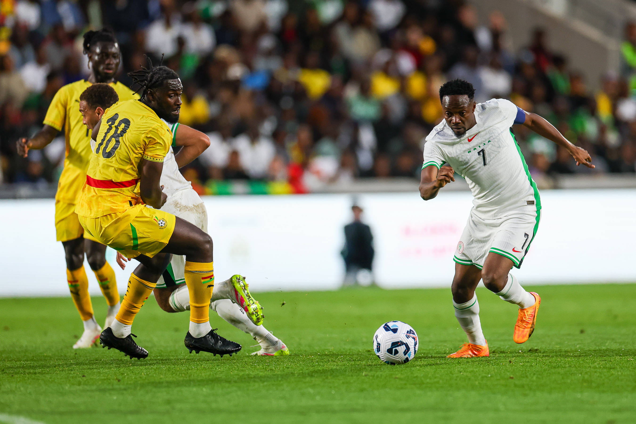 Camp update: Ahmed Musa leaves camp after Ghana clash, Brentford’s Fredrick spotted in Super Eagles training