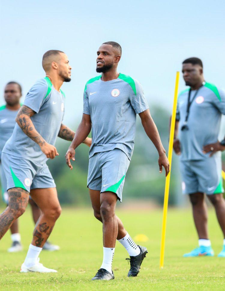 Nigeria Super Eagles stars: William Troost-Ekong and Frank Onyeka
