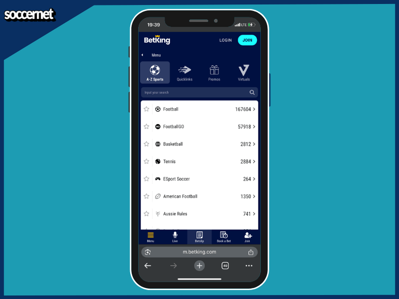 Betking-nigeria-sports-betting-markets