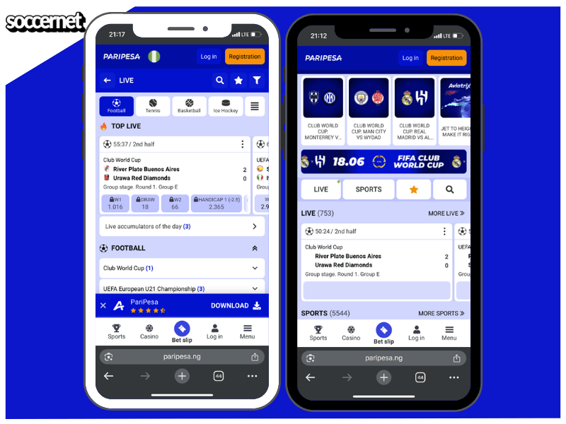 Paripesa nigeria sports betting markets