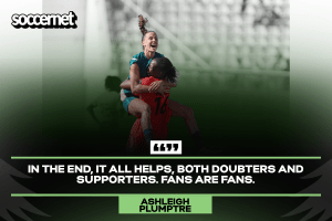What Ashleigh Plumptre said after Nigeria’s 5-0 win over Zambia