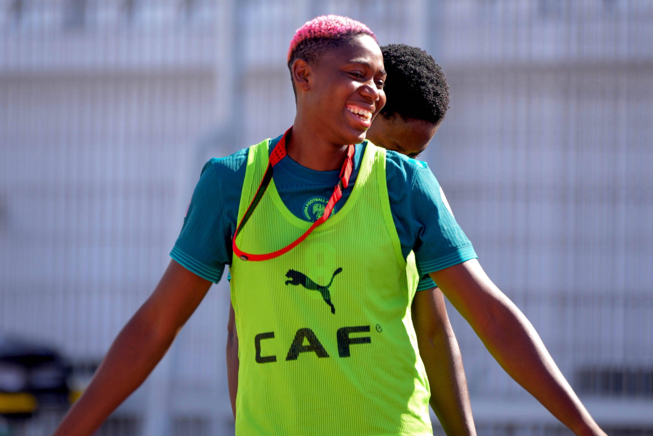 Asisat Oshoala of Nigeria during the 2025 Women s Africa Cup of Nations WAFCON Semi Finals match between Nigeria and South Africa