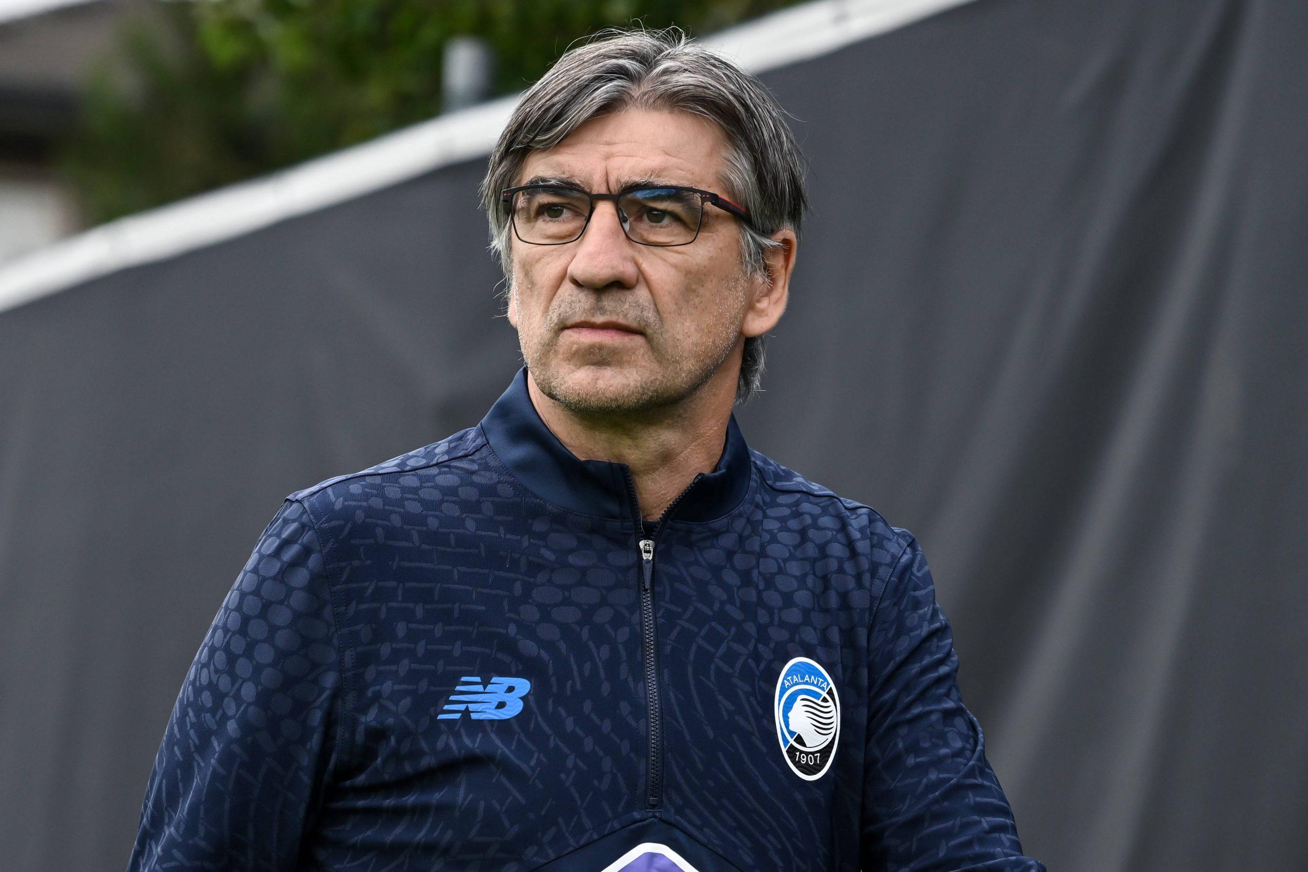 Ivan Juric with Atalanta U-23 training