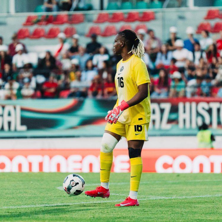 Nigeria Super Falcons goalkeeper Chiamaka Nnadozie