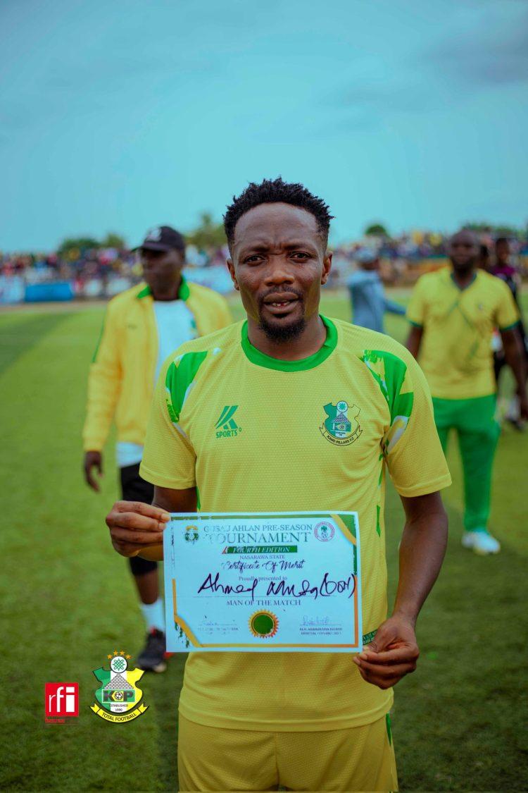 Nigeria Super Eagles captain Ahmed Musa