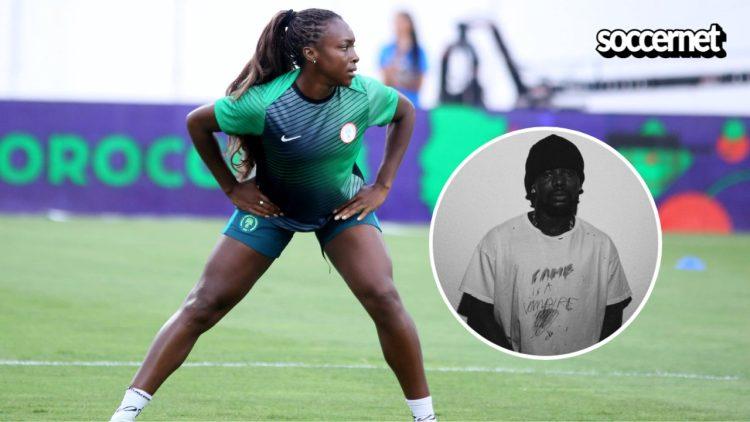 Super Falcons: Michelle Alozie shows ‘obsession’ for Gunna & Asake’s new hit