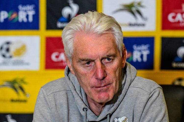 South Africa head coach Hugo Broos
