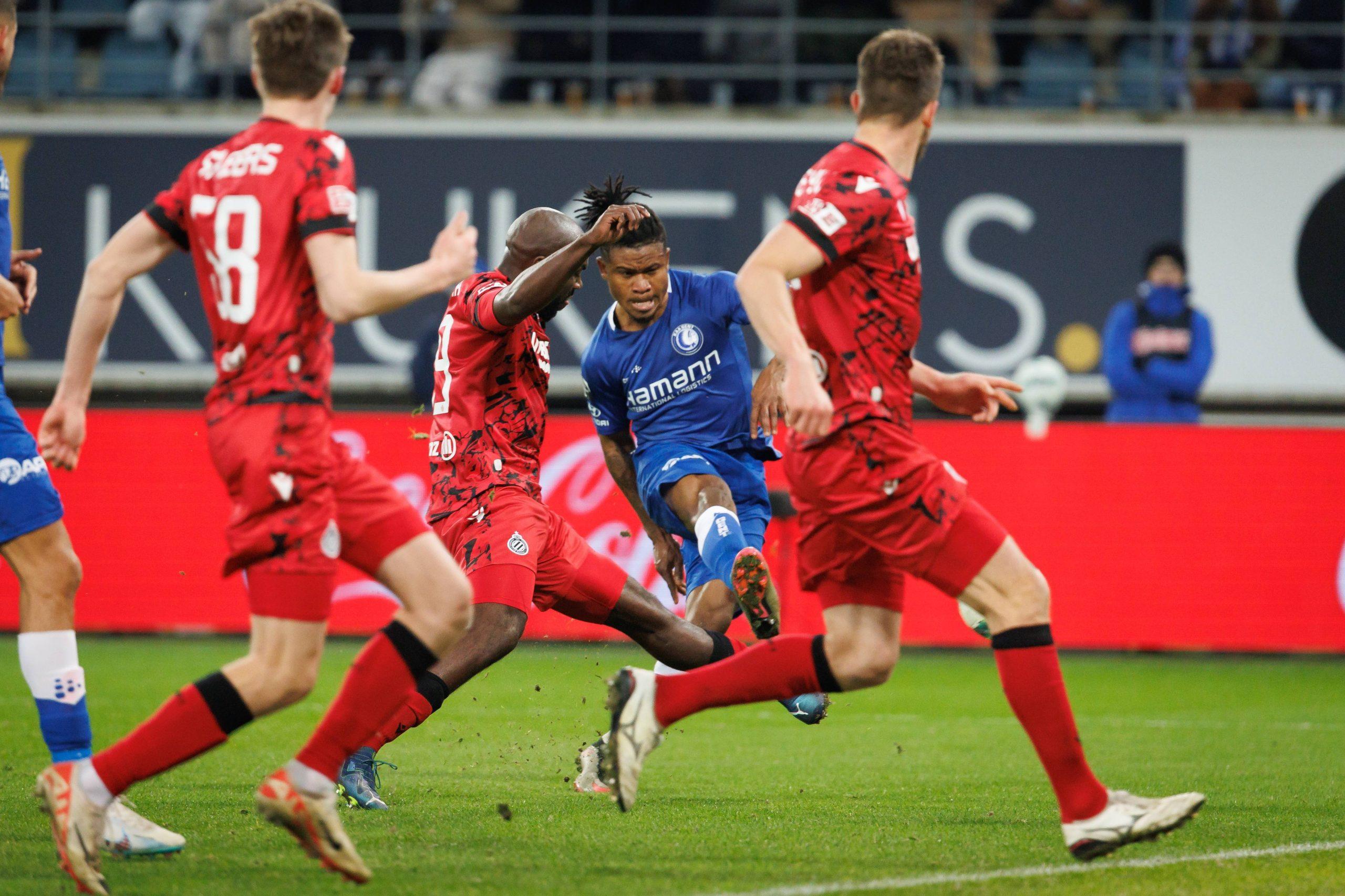 Nigerian striker Gift Orban at Gent