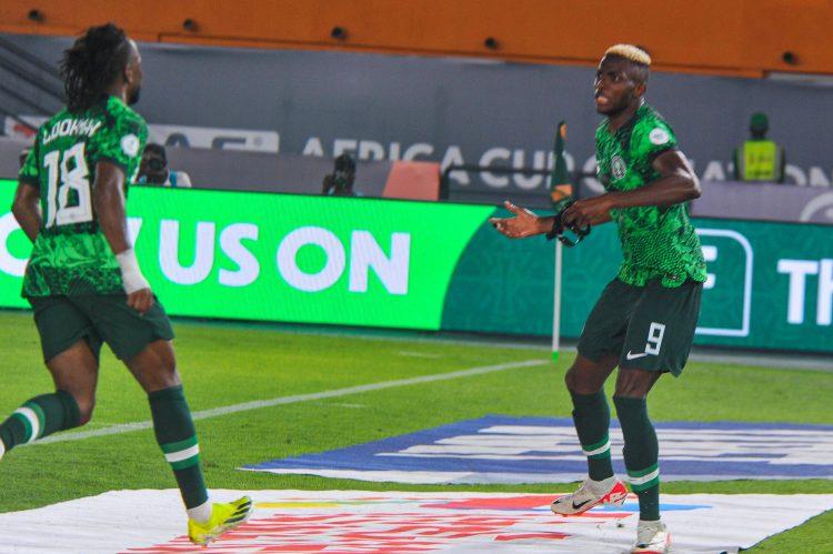 Super Eagles stars Ademola Lookman and Victor Osimhen