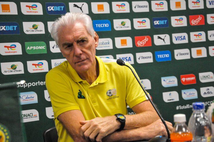South Africa head coach Hugo Broos