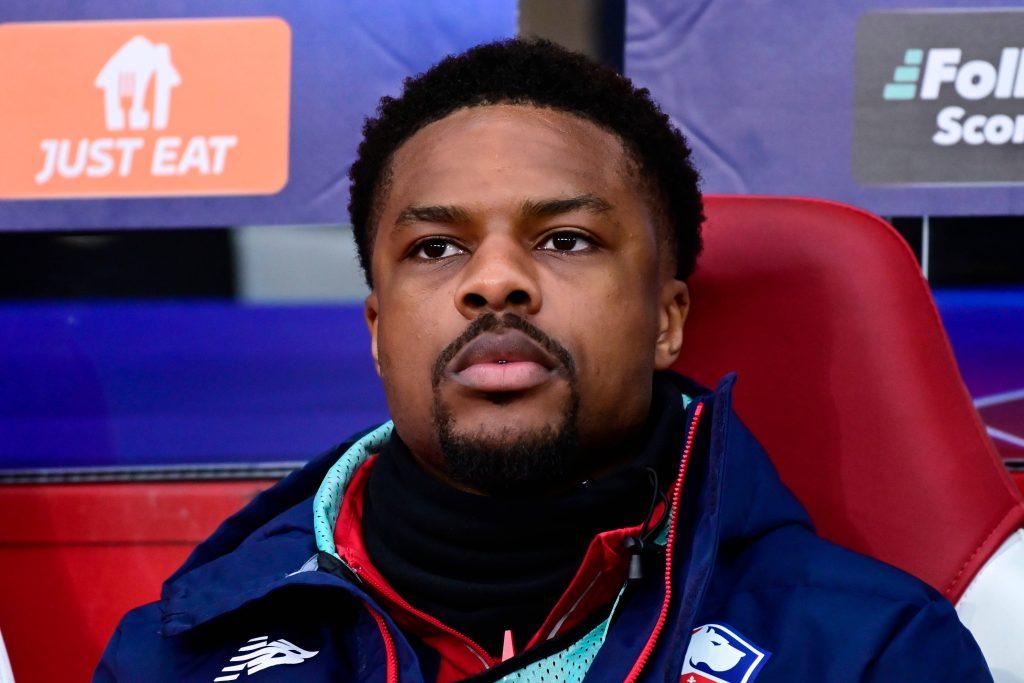 Chuba Amechi Akpom during the UEFA Champions League match between Lille OSC and Borussia Dortmund at Stade Pierre Mauroy