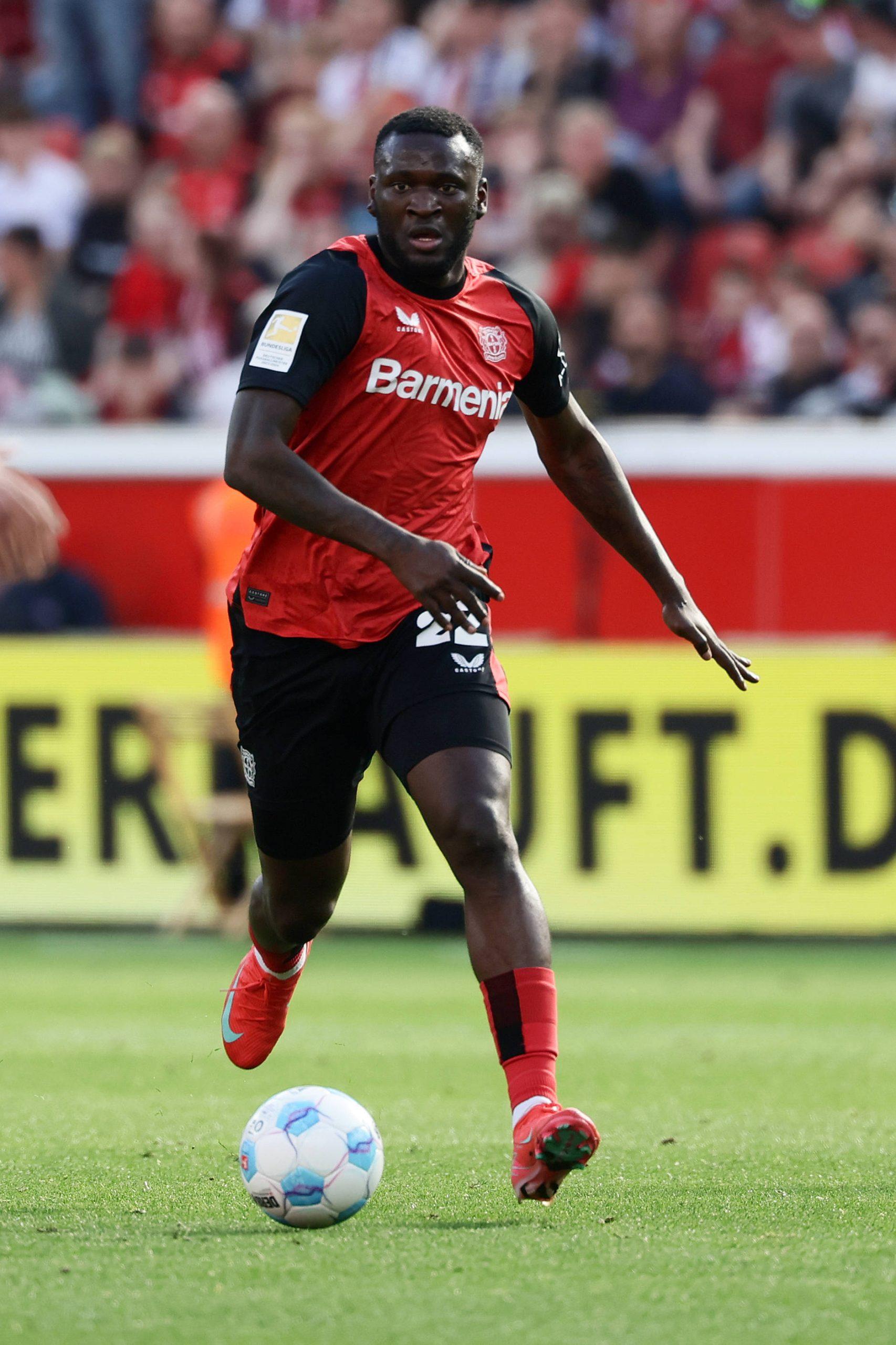 Victor Boniface for Bayer Leverkusen 