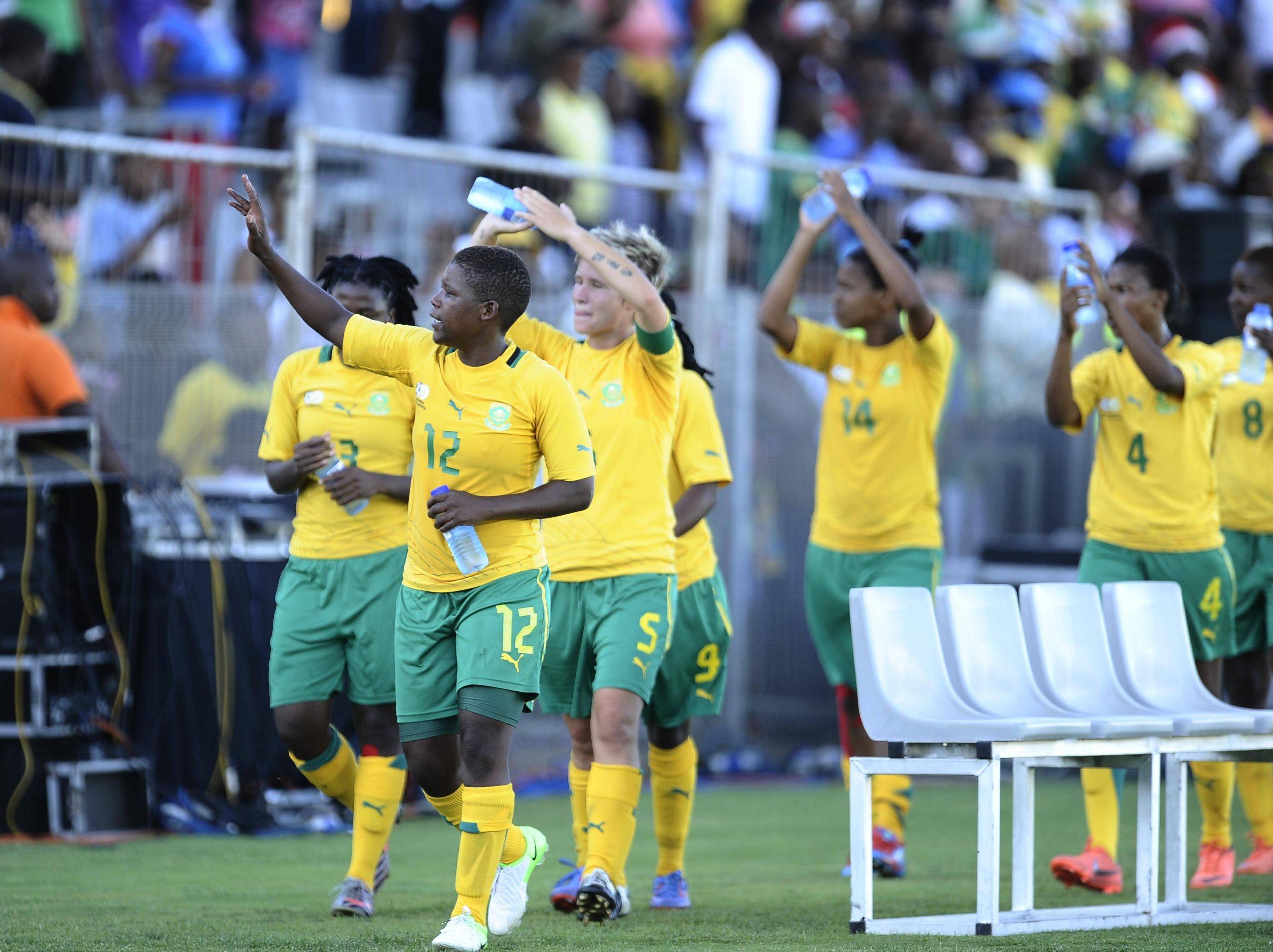 Portia Modise and Banyana Banyana Players during the Womens International Friendly match between South Africa and Botswana