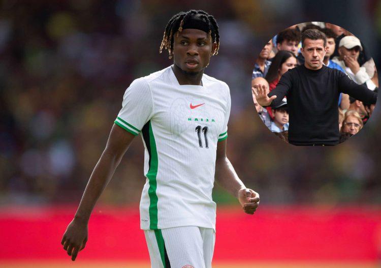 Will Samuel Chukwueze start for Fulham against Brentford? Coach Marco Silva sheds light on Super Eagles star’s situation