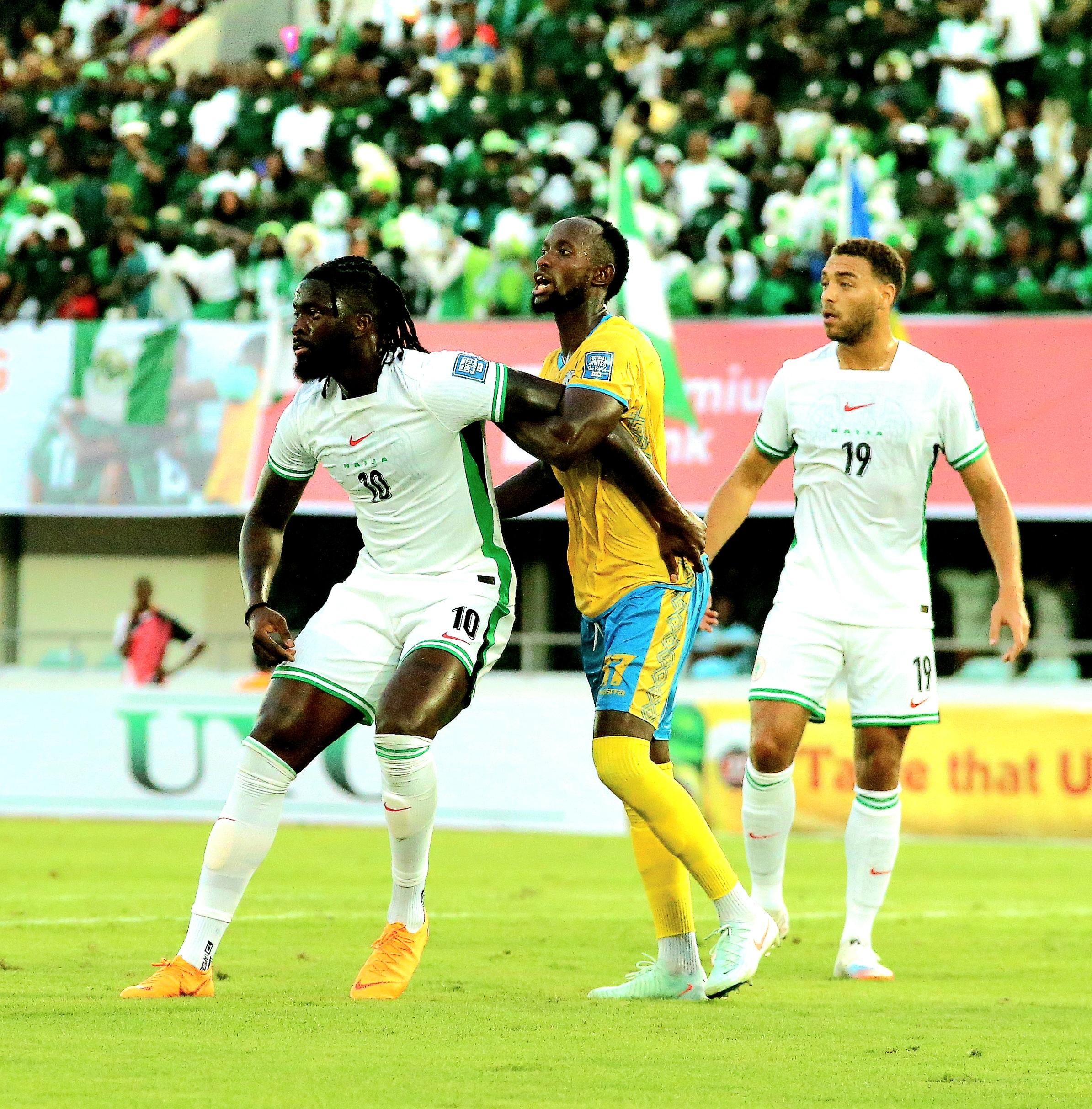 Tolu Arokodare in action for Nigeria
