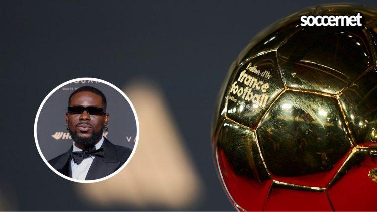 Photos: Adekunle Gold shuts down Ballon d’Or red carpet with ₦550m watch + Louis Vuitton suit