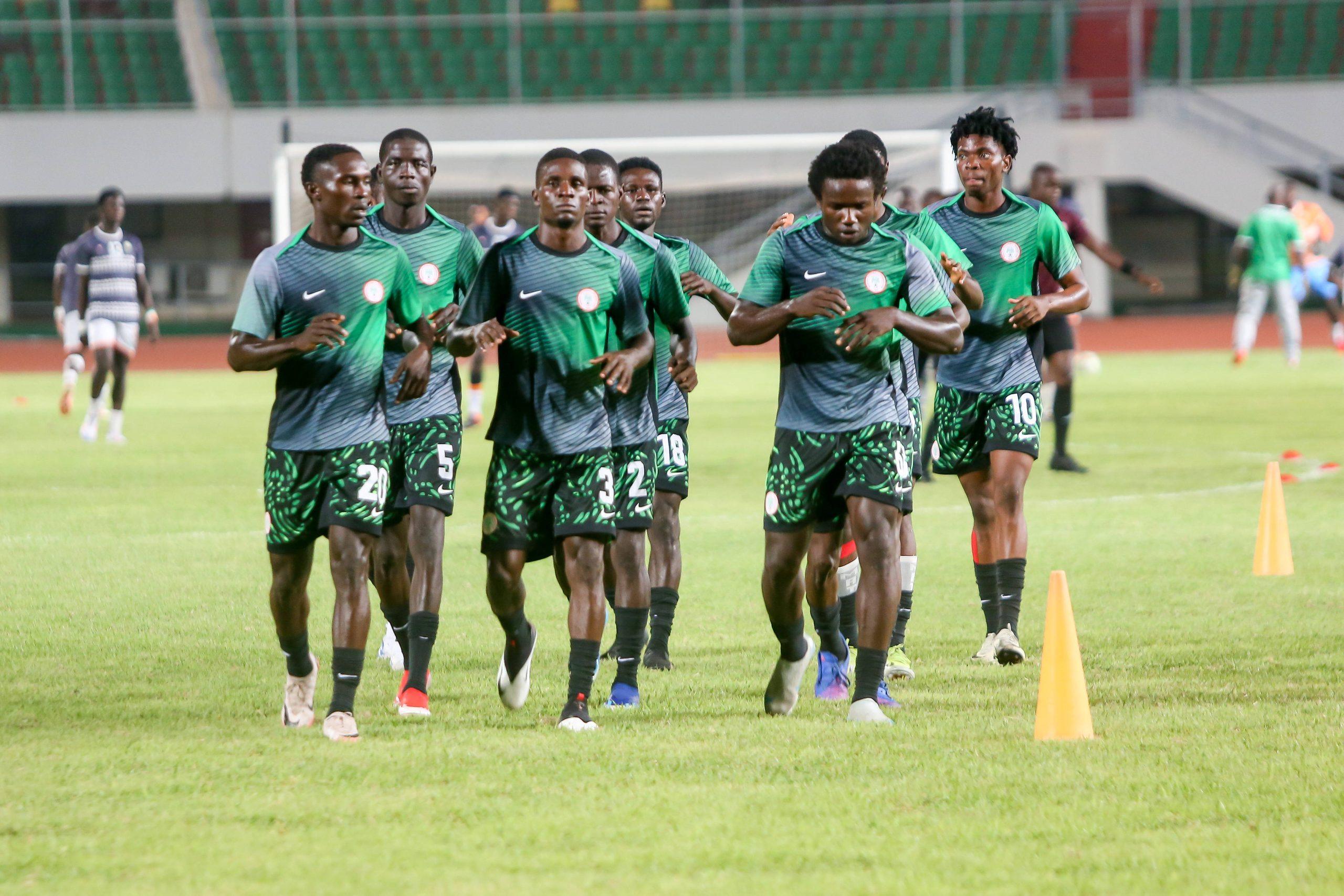 Nigeria during the WAFU B-U-20 Championship: match between Nigeria and Niger at Stade Kegue