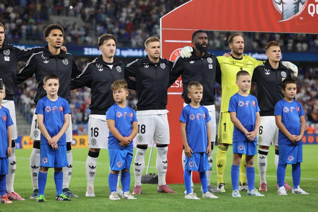 Slovakia vs Germany: Nnamdi Collins, Angelo Stiller, Maximilian Mittelstädt, Antonio Rüdiger Oliver Baumann, Joshua Kimmich