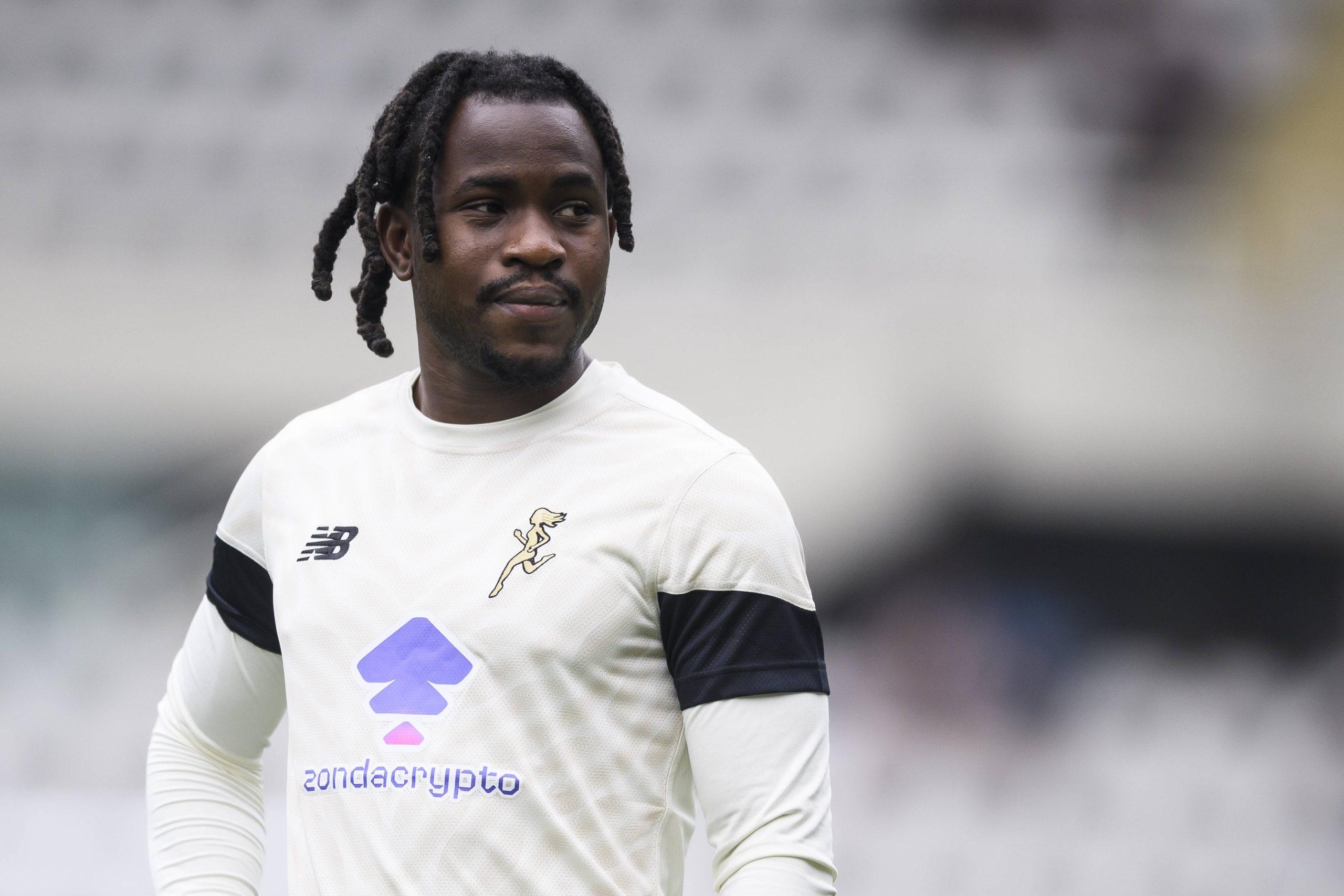Ademola Lookman of Atalanta BC looks on prior to the Serie A football match between Torino FC and Atalanta BC