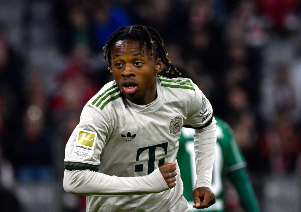 Wisdom Mike in action for Bayern Munich against Werder Bremen