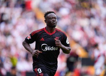 Watch: Getafe players beg AC Milan, Wolves target Christantus Uche to stay at the club