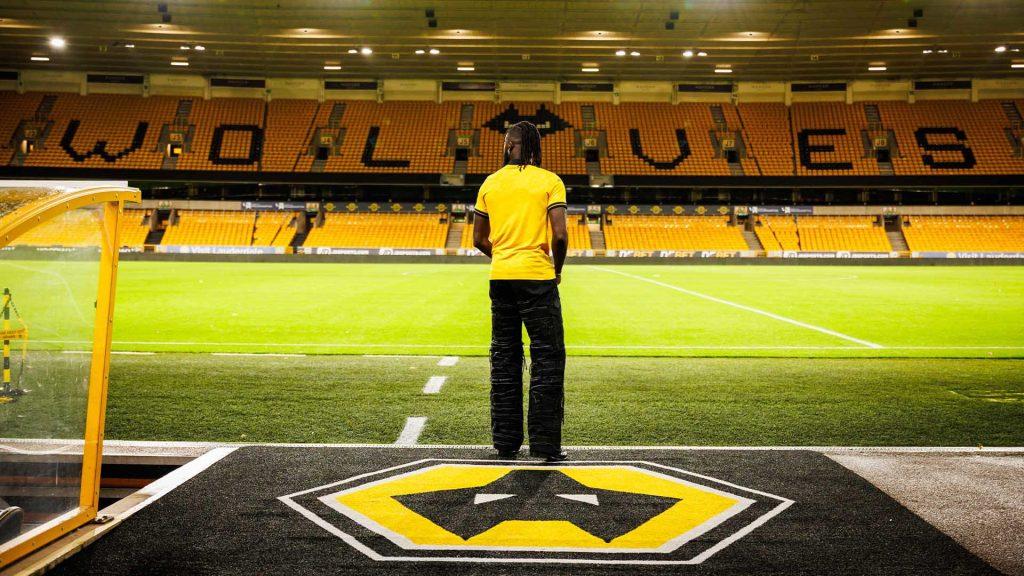 Tolu Arokodare signs for Wolverhampton Wanderers and is unveiled at the Molineux Stadium