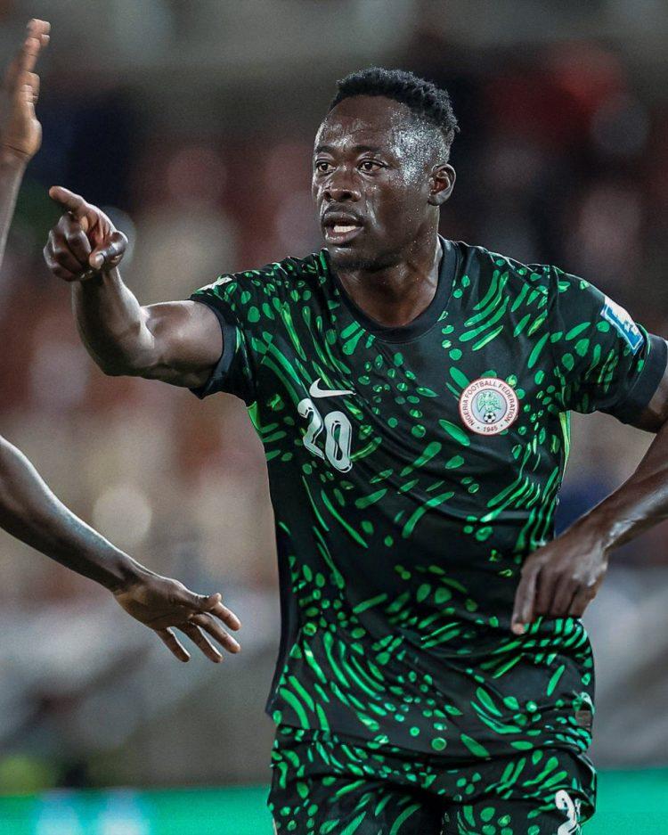 Nigeria Super Eagles striker Akor Adams