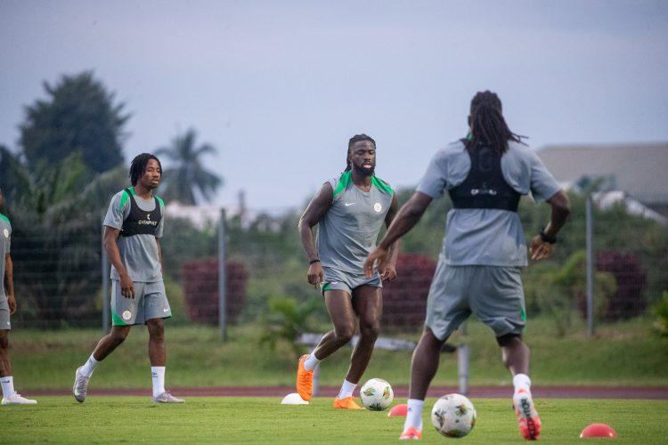 Super Eagles in training