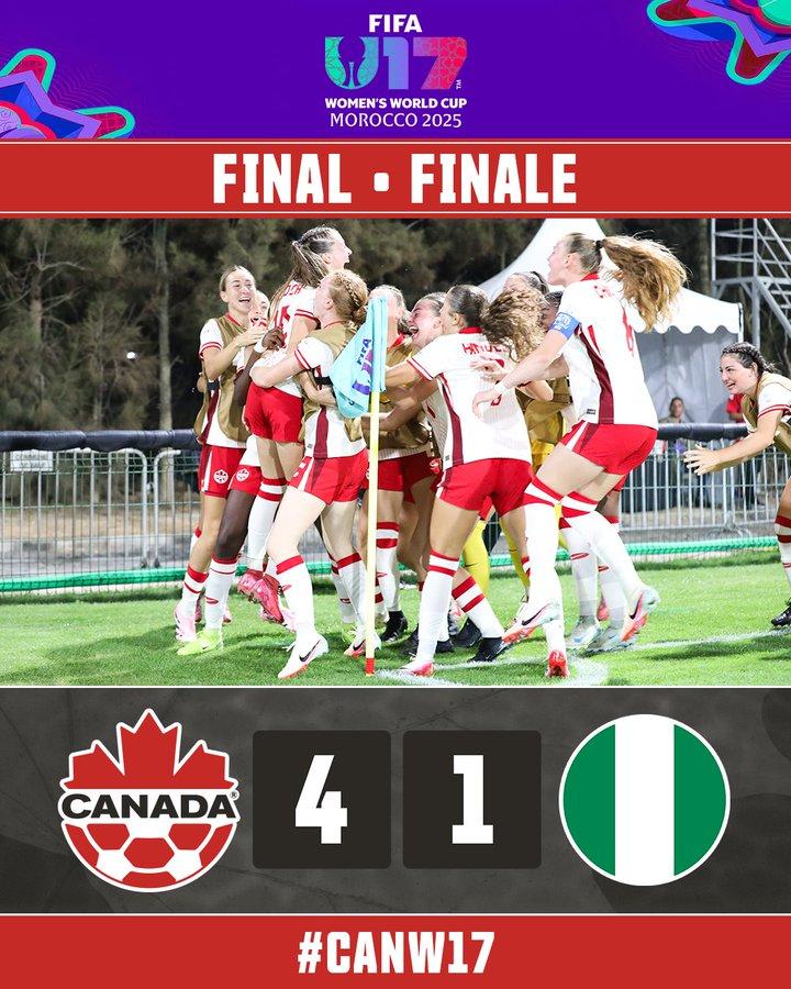 Nigeria vs Canada: FIFA U-17 Women's World Cup 