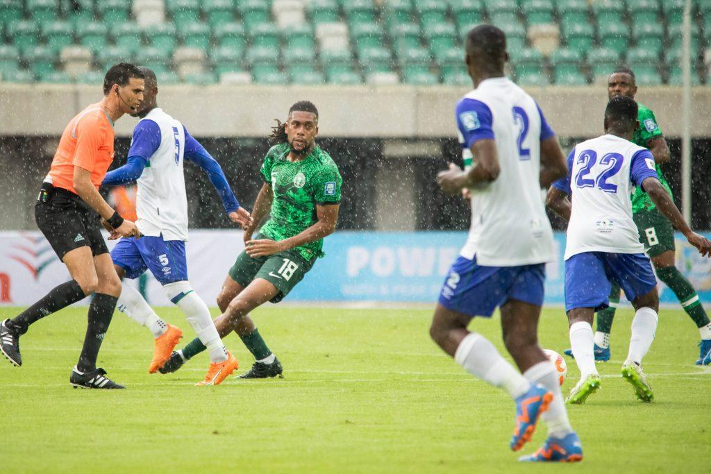 Alex Iwobi during the World Cup Qualifiers match between Nigeria and Lesotho
