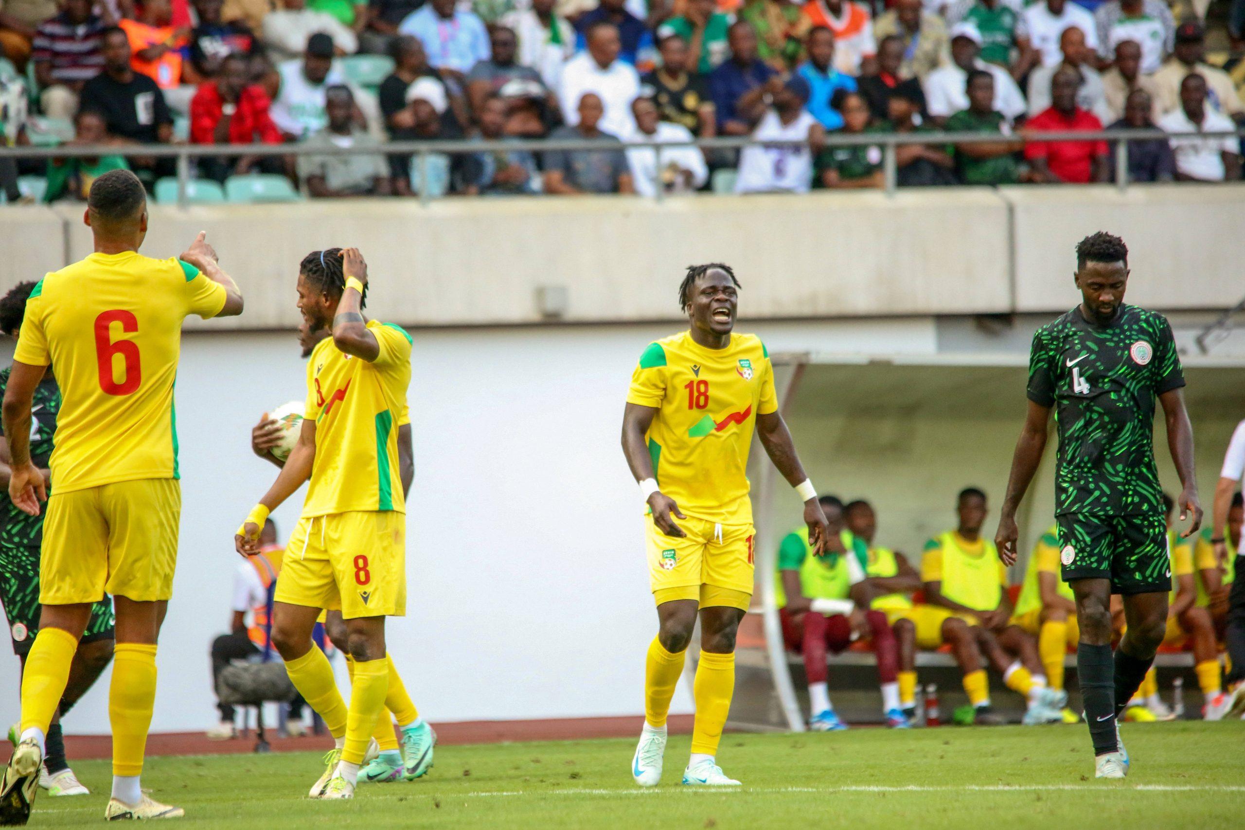 Samuel Chukwueze of Nigeria and Ishola Junior Olaitan