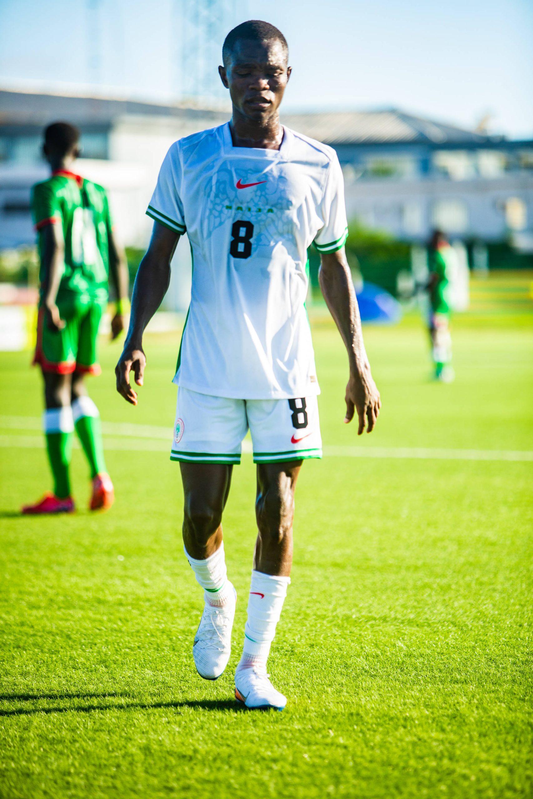 Nasiru Salihu during the game between Nigeria vs Burkina Faso, at the WAFU U20 Qualifier