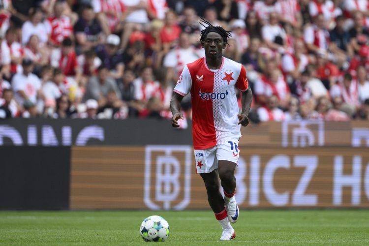 Nigeria and Slavia Prague midfielder David Moses 