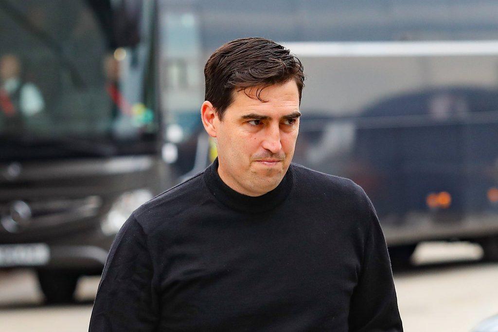 Andoni Iraola Manager Of Bournemouth arrives during the Leeds United FC v AFC Bournemouth English Premier League match at Elland Road, Leeds, England