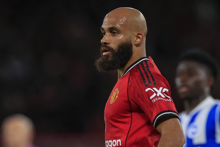 Manchester United, ManU v Brighton and Hove Albion Premier League 25/10/2025. Bryan Mbeumo 19 of Manchester United during the Premier League match between Manchester United and Brighton and Hove Albion at Old Trafford, Manchester, England on 25 October 2025. Manchester Old Trafford Greater Manchester England Editorial use only DataCo restrictions apply See www.football-dataco.com , Copyright: xConorxMolloyx PSI-23095-0136