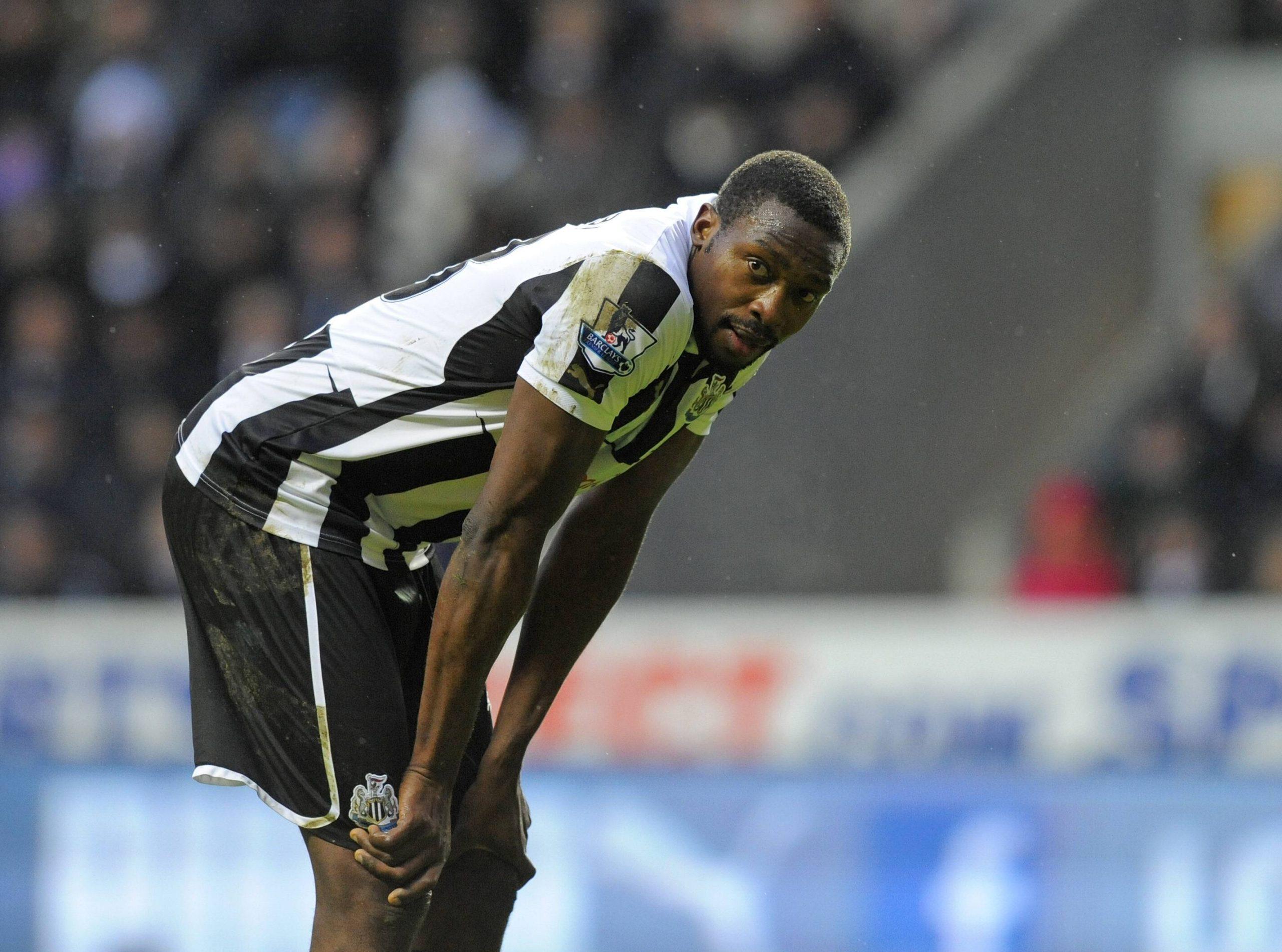 Shola Ameobi rues a missed chance on goal - Barclays Premier League - Newcastle United vs FC Reading - St. James Park - Newcastle