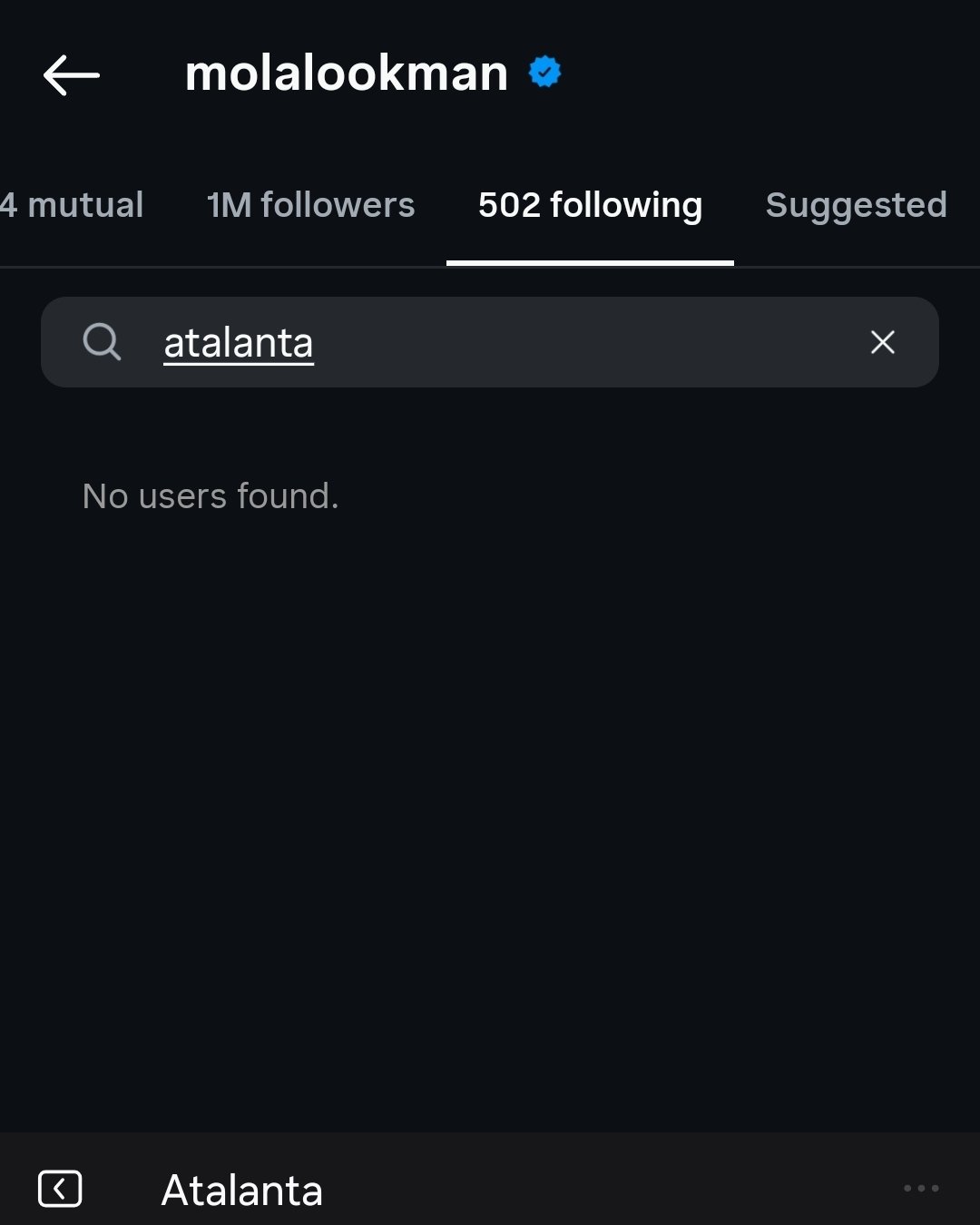 Ademola Lookman unfollows Atalanta
