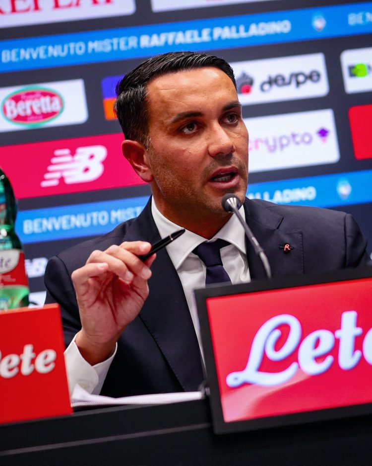 Atalanta head coach Raffaele Palladino