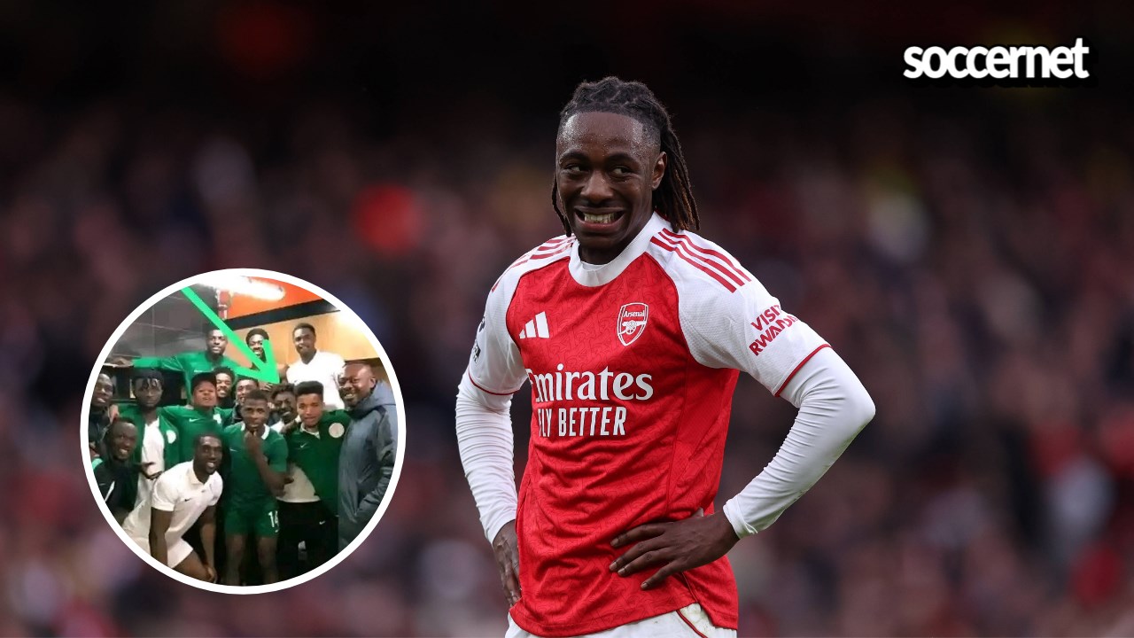 Resurfaced photos show how Arsenal star Eberechi Eze nearly became a Super Eagles player
