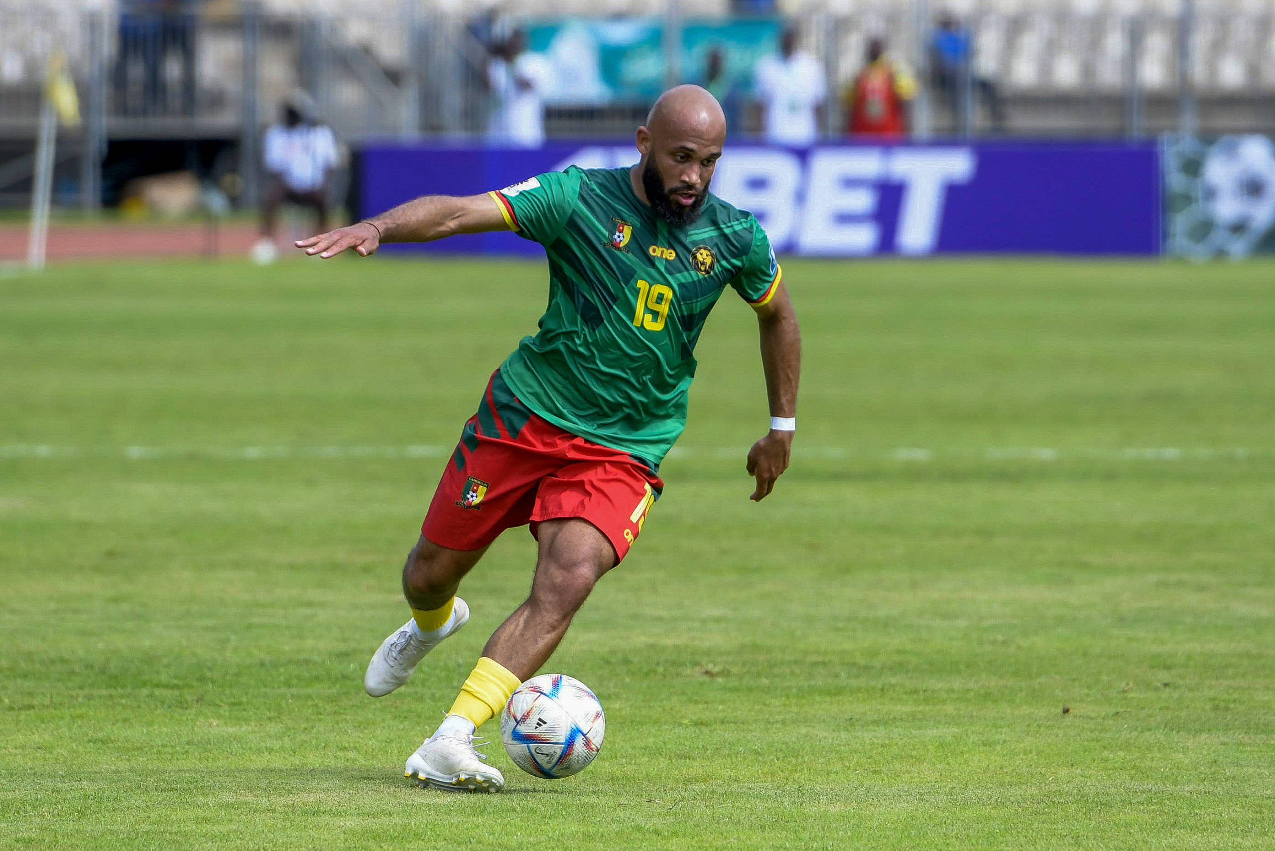 Bryan Mbeumo of Cameroon during the 2026 FIFA World Cup qualifier match between Cameroon and Cape Verde