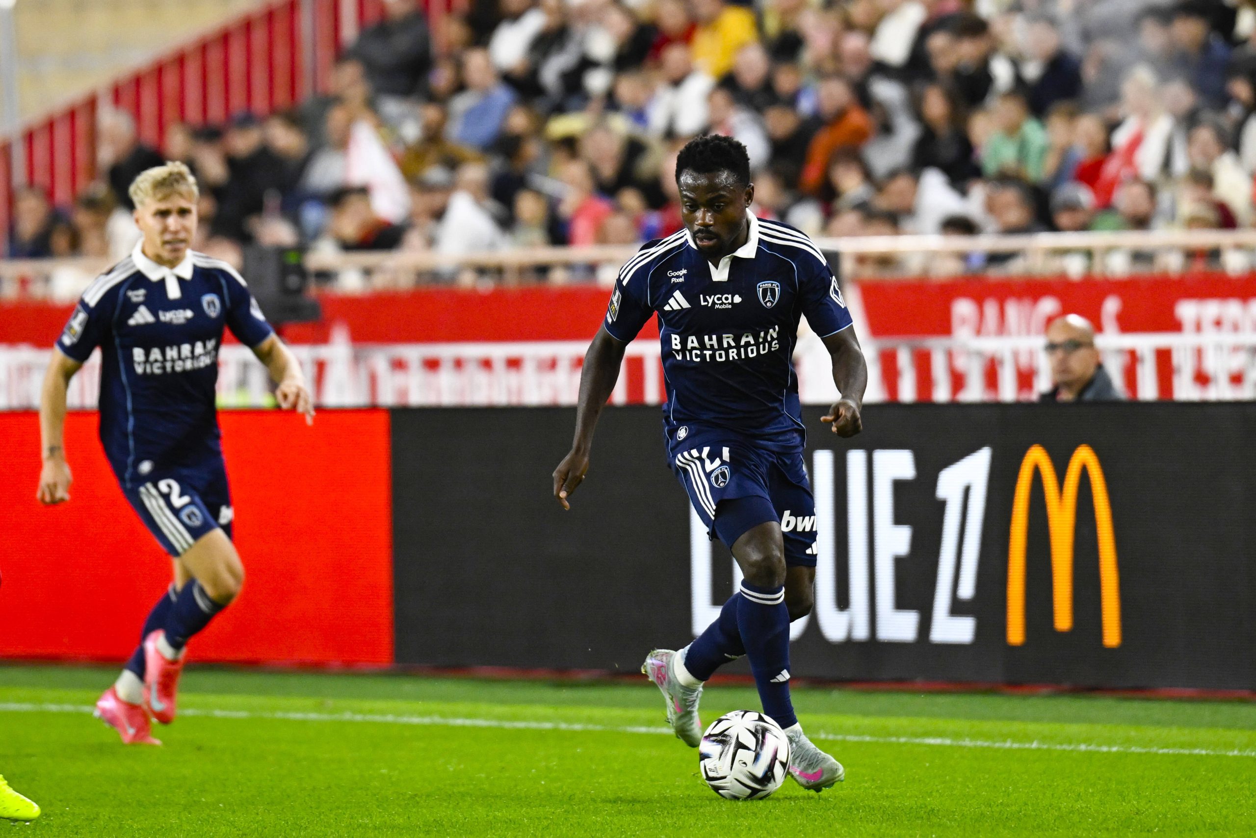Moses Simon Paris FC - Ligue 1 McDonalds match between AS Monaco and Paris Football Club on November 1, 2025 at the Louis II Stadium in Monaco