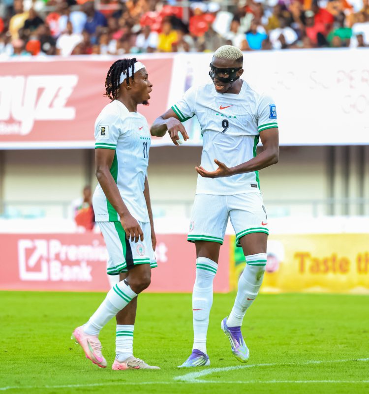 Samuel Chukwueze and Victor Osimhen